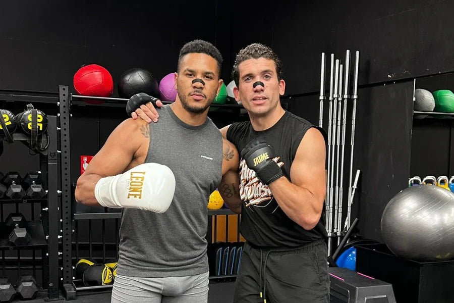 Las celebridades usan las tiras nasales Gudslip mientras entrenan