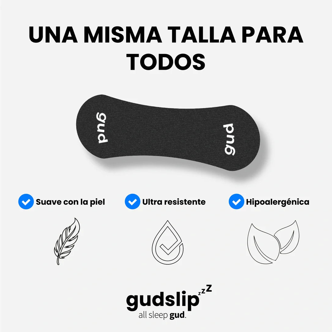 Tiras nasales Gudslip para abrir vías aéreas y mejorar la respiración