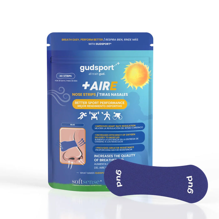 Tiras nasales Gudsport para optimizar la respiración durante el deporte