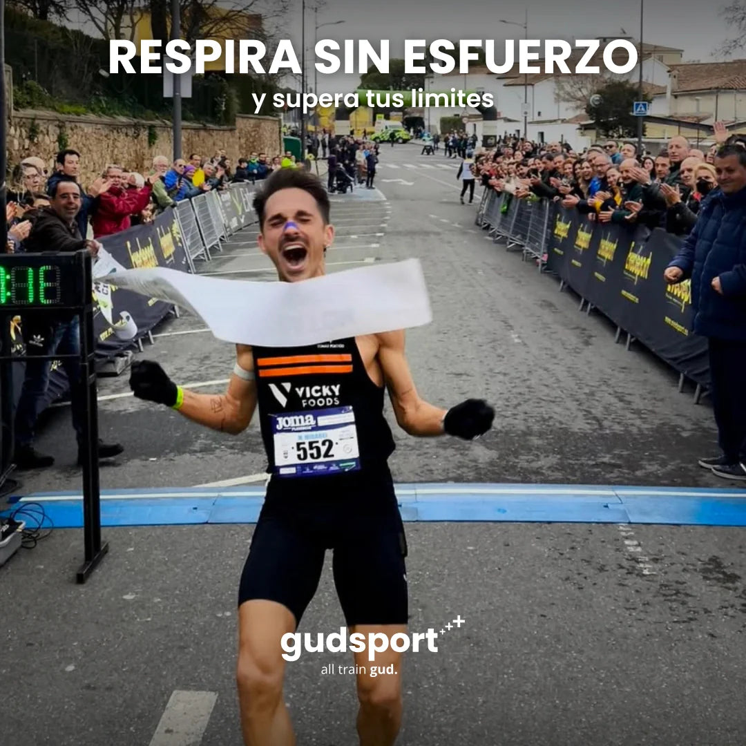 Tiras nasales Gudsport para optimizar la respiración durante el deporte